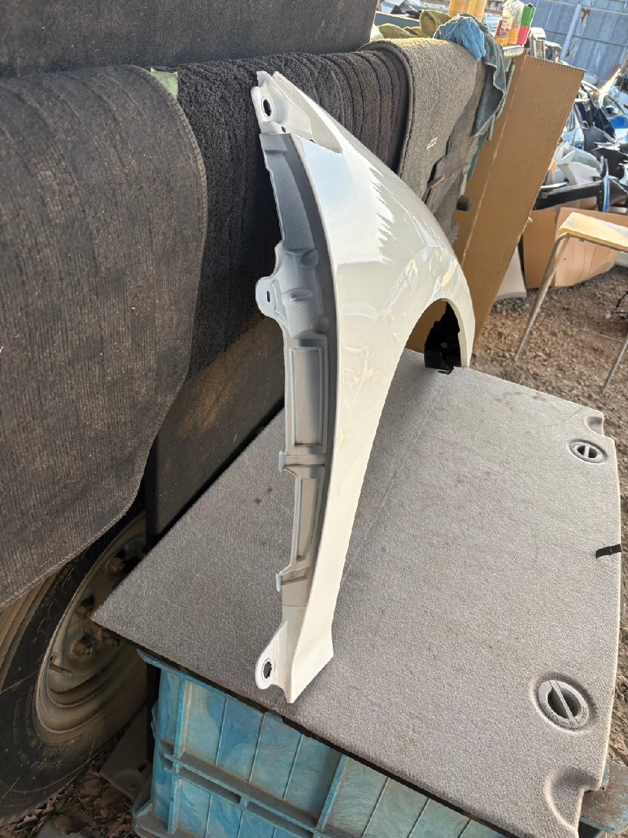 プジョー 308 後期 (T7W5F02) 純正 右 フェンダー 9656738480 EWPB ビアンカホワイト b9868-gyr300_画像5
