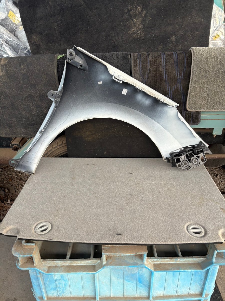 プジョー 308 後期 (T7W5F02) 純正 左 フェンダー 9656738580 EWPB ビアンカホワイト b9869-gyr300_画像9