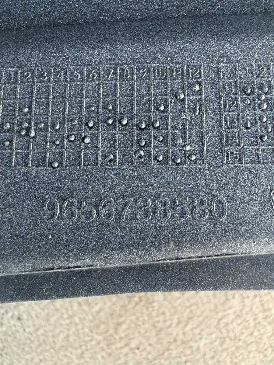 プジョー 308 後期 (T7W5F02) 純正 左 フェンダー 9656738580 EWPB ビアンカホワイト b9869-gyr300_画像10