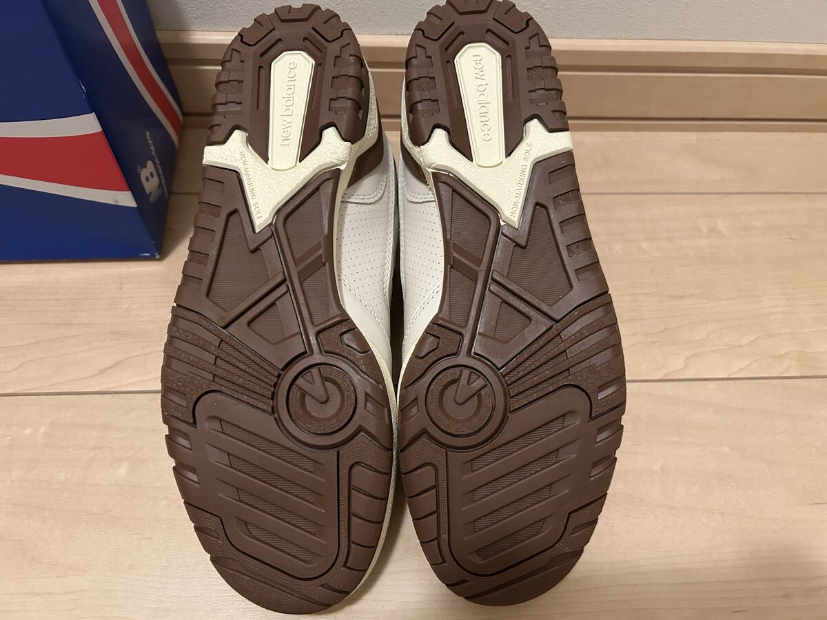  новый товар не использовался Aime Leon Dore × New Balance 550 White/Brown US9.5 27.5cm