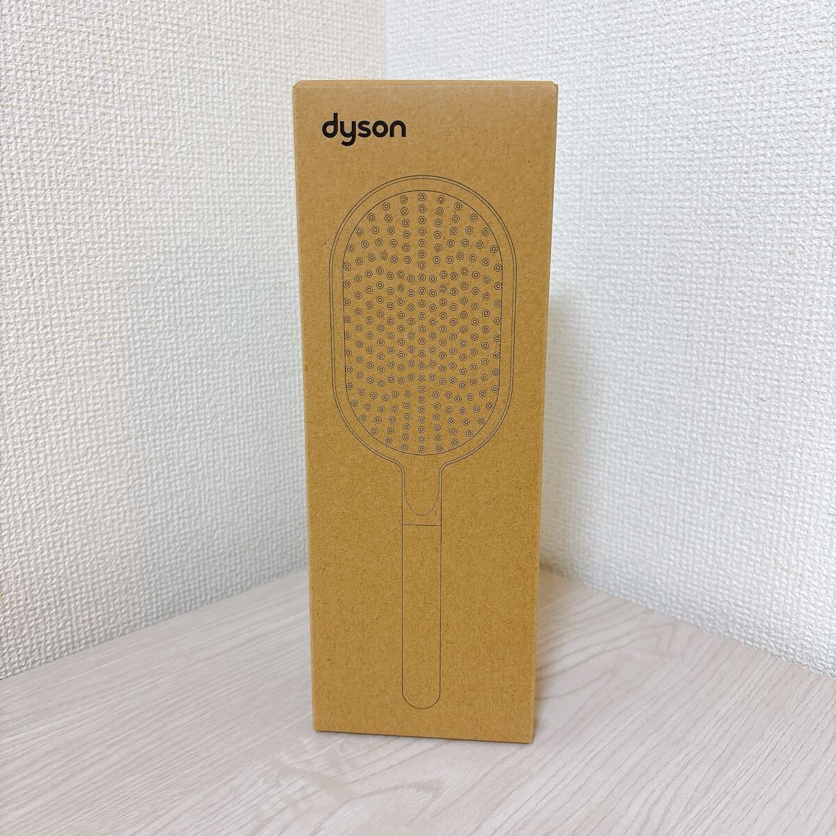 非売品　新品　Dyson ダイソン パドルブラシ ヘアブラシ ピンク　 スカルプ 頭皮ケア マッサージブラシ _画像4