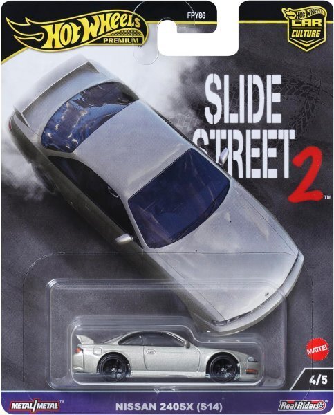 即決☆☆ホットウィール 日産 240SX (S14) NISSAN 240SX (S14) シルビア スライド ストリート カーカルチャープレミアムモデル_画像1