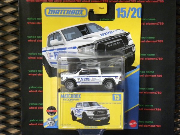 быстрое решение **MB 2020 Ram * Revell NYPD 2020 Ram Rebel Matchbox collectors