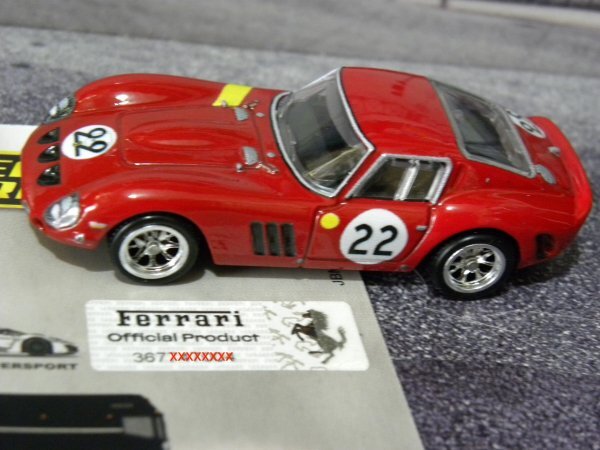 即決☆☆ホットウィール ルース Ferrari 250 GTO プレミアムモデル メタルシャーシ リアルライダー HW_画像2