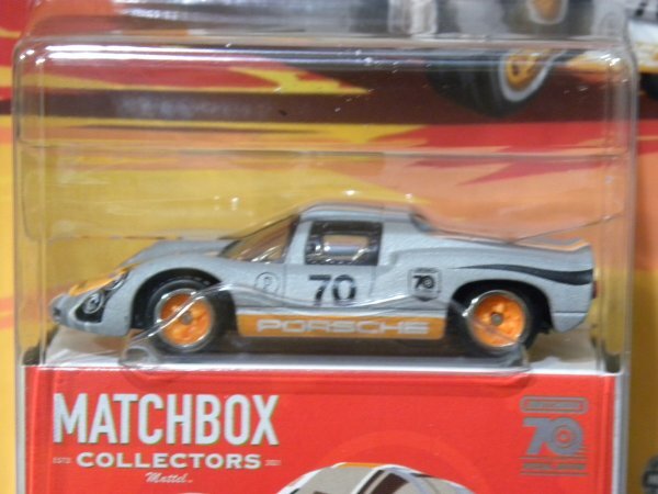即決☆☆PORSCHE 910 ポルシェ 910 マッチボックス　コレクターズ MB MACHBOX 70TH_画像3