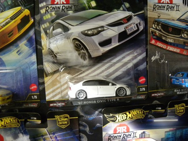 即決 ☆☆５個セット ローニンラン スカイライン GTR R32 / CIVIC TYPE R / RX-3 ワゴン / ランエボ　Ⅳ / スープラ　マッド　マイク_画像3