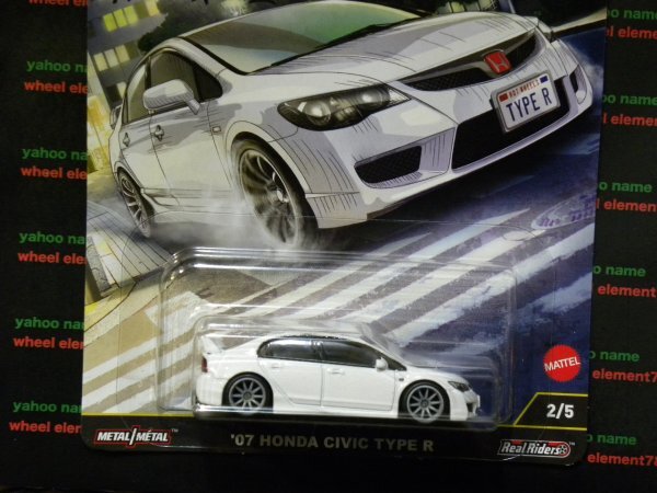即決☆☆'07 ホンダ シビック タイプR HONDA CIVIC TYPE R カーカルチャー ローニン　ランⅡ プレミアムモデル ホットウィール ☆_画像1