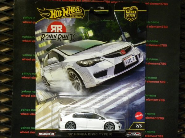 即決☆☆'07 ホンダ シビック タイプR HONDA CIVIC TYPE R カーカルチャー ローニン　ランⅡ プレミアムモデル ホットウィール ☆_画像2