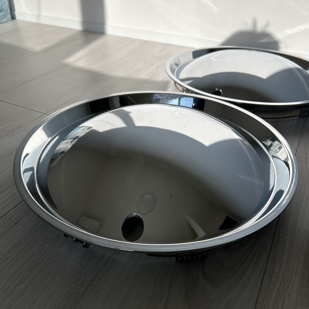 メッキホイールキャップ ベンプラ?VENPLA BOONY ブーニー 14インチ 4枚セット 1000円売り切り 検索 ムーンアイズ 旧車 usdm jdm stance _画像3