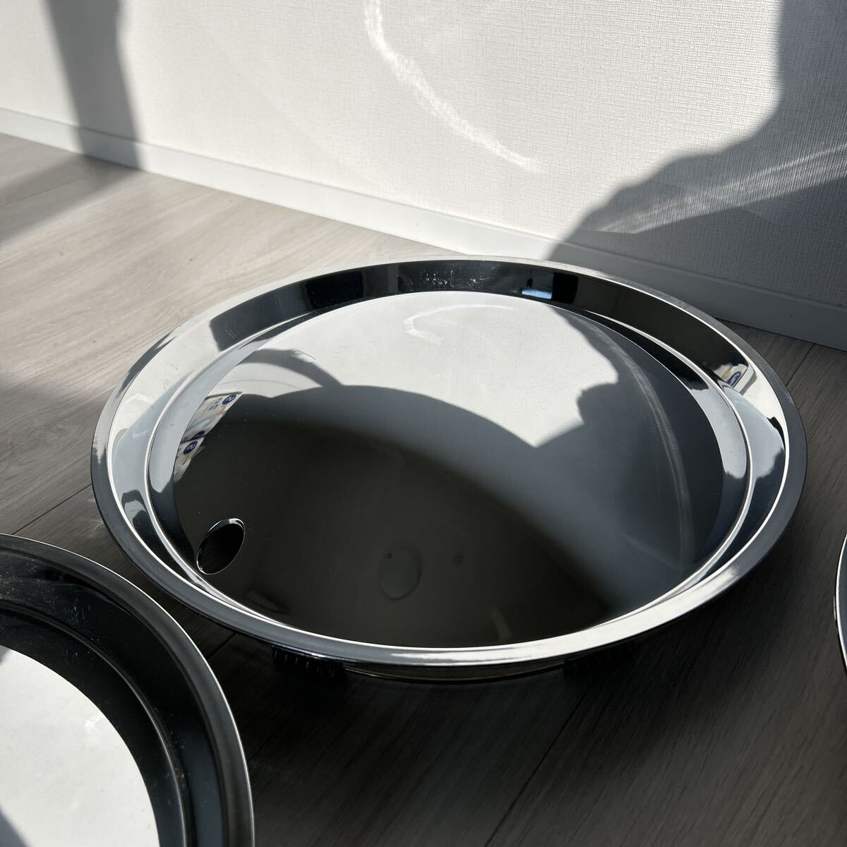 メッキホイールキャップ ベンプラ?VENPLA BOONY ブーニー 14インチ 4枚セット 1000円売り切り 検索 ムーンアイズ 旧車 usdm jdm stance _画像4