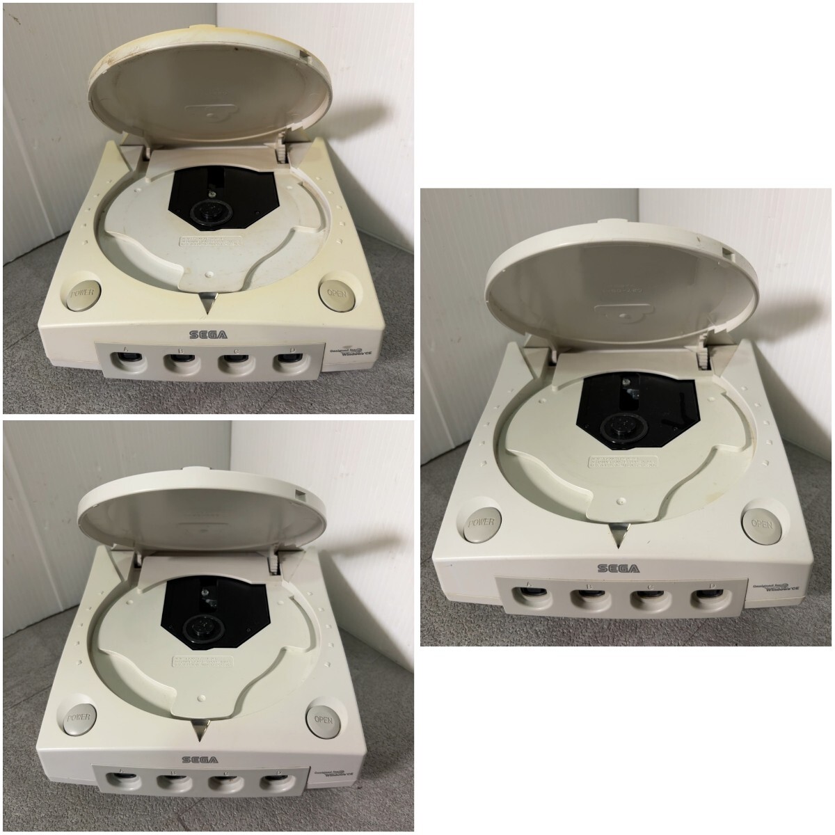 【3台セット】ドリームキャスト HKT-3000 HKT-7100 Dreamcast ドリキャス セガ まとめ_画像2