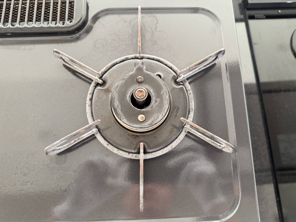 都市ガス Palomaパロマ ガスコンロ テーブル IC-S87K-L 左強火力コンロ2022年製_画像4