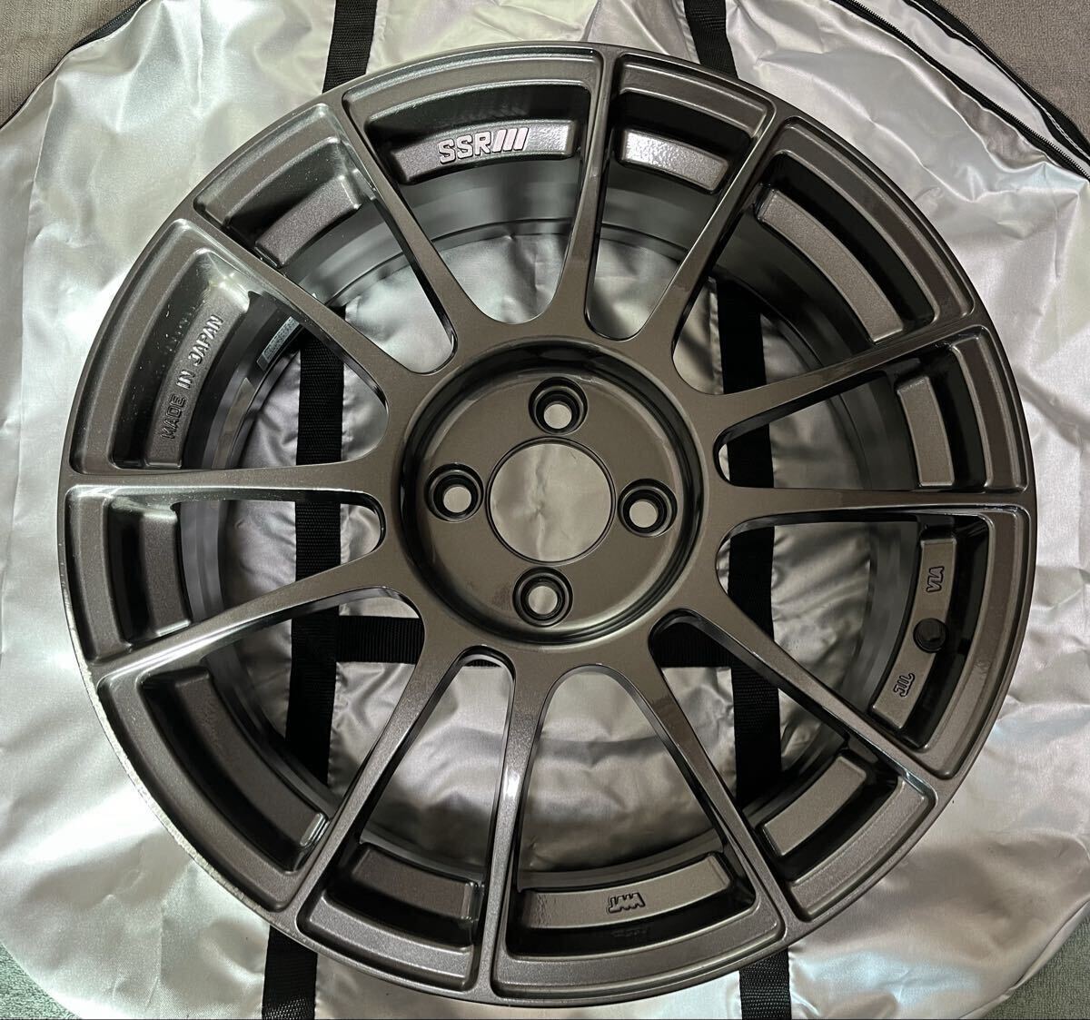 TANABE SSR GTX04 17×7.0J 4H-100 INSET43 ダークガンメタ_画像1