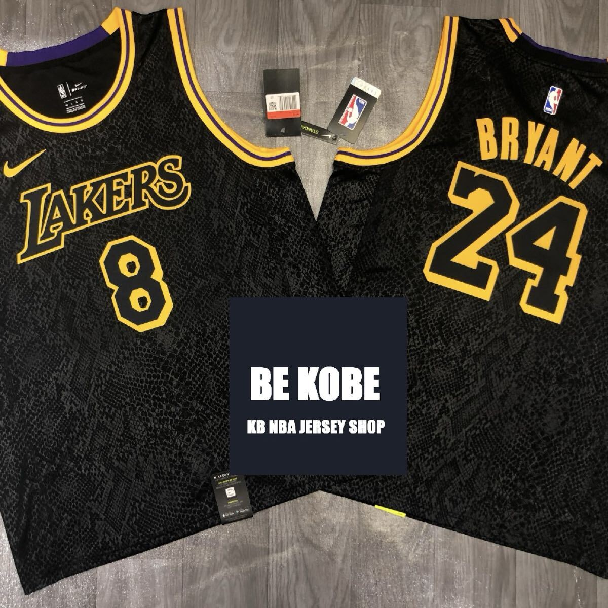 NBA コービーブライアント レイカーズジャージユニフォームXL/レブロンルカ八村塁河村勇輝 ナイキ ロサンゼルス バスケ_画像1