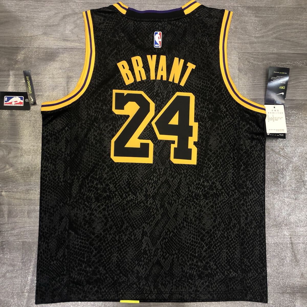 NBA コービーブライアント レイカーズジャージユニフォームXL/レブロンルカ八村塁河村勇輝 ナイキ ロサンゼルス バスケ_画像3