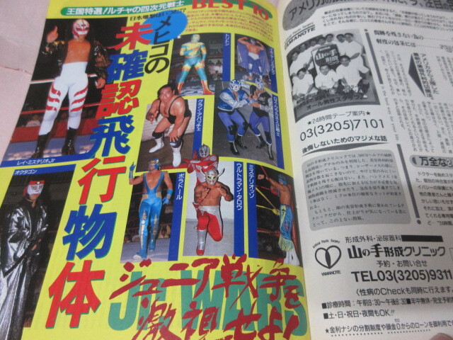 「プロレス王国」1993 No.6 金本 藤波 ライガー 佐山 ウルティモ マジックドラゴン 大仁田 KKベストセラーズ_画像8