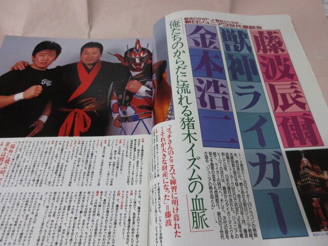 「プロレス王国」1993 No.6 金本 藤波 ライガー 佐山 ウルティモ マジックドラゴン 大仁田 KKベストセラーズ_画像2