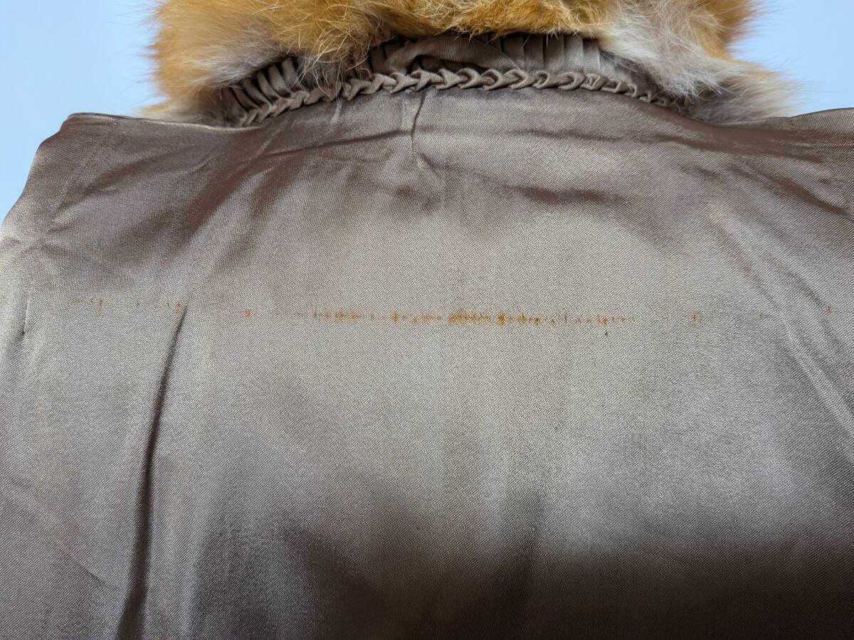 【11K-26】◆レッドフォックス◆ハーフ丈◆高級毛皮コート_画像8