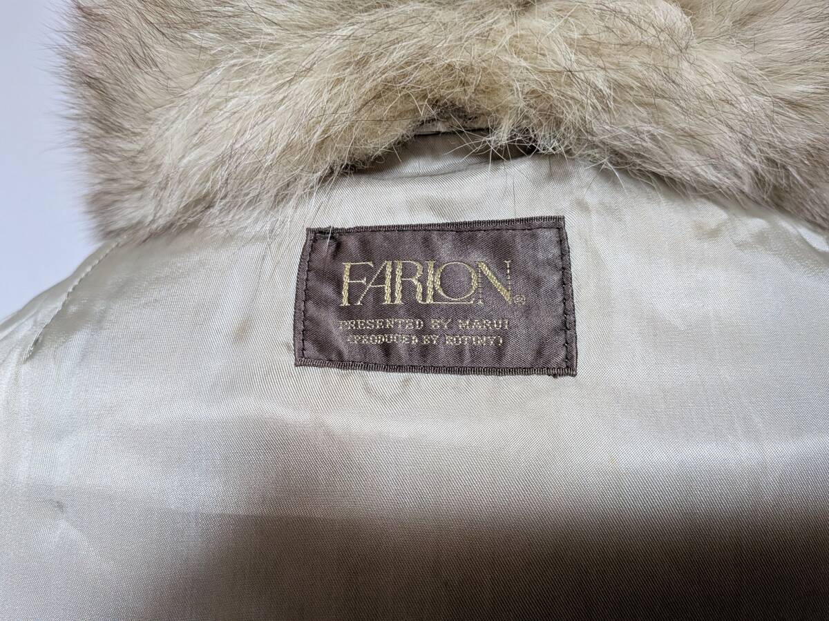 【11K-85】【最高級 SAGA FOX】ブルーフォックス リアルファーコート★マルイ取扱い_画像9