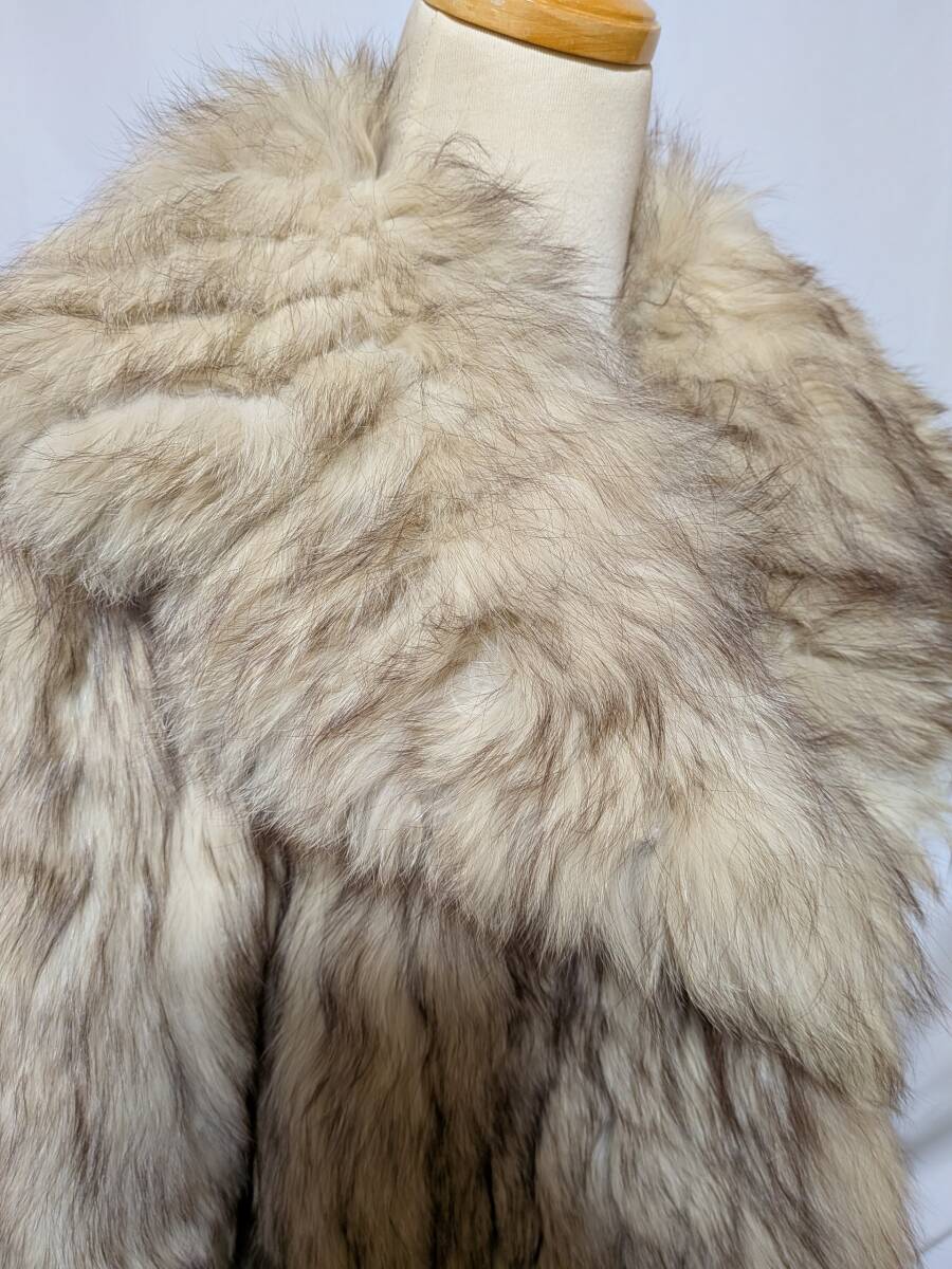 【11K-53】◆ブルーフォックス◆ハーフ丈◆高級毛皮コート_画像6