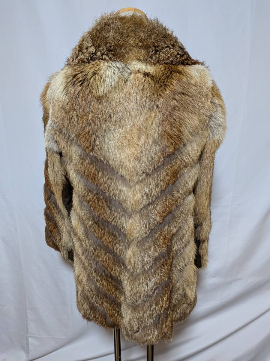 【11K-70】◆レッドフォックス◆ハーフ丈◆高級毛皮コート_画像4
