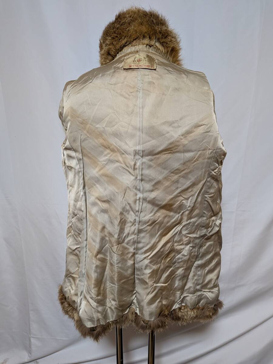 【11K-70】◆レッドフォックス◆ハーフ丈◆高級毛皮コート_画像7