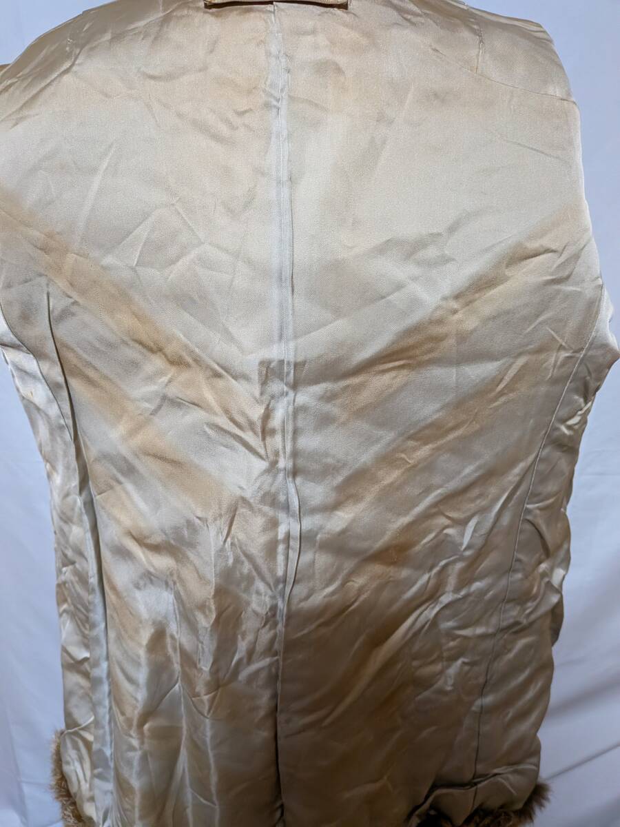 【11K-70】◆レッドフォックス◆ハーフ丈◆高級毛皮コート_画像9