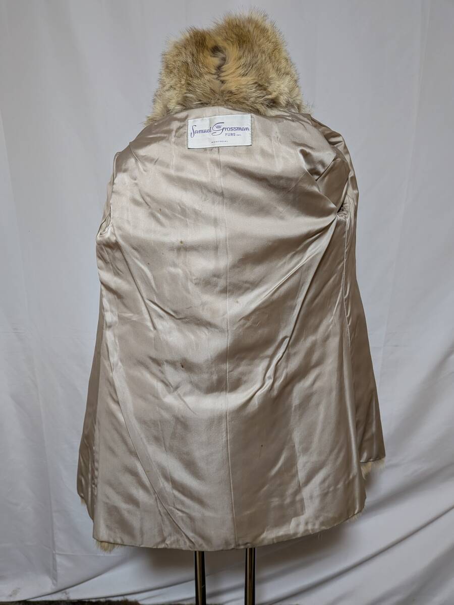 【11K-11】◆コヨーテ◆ハーフ丈◆高級毛皮コート_画像7