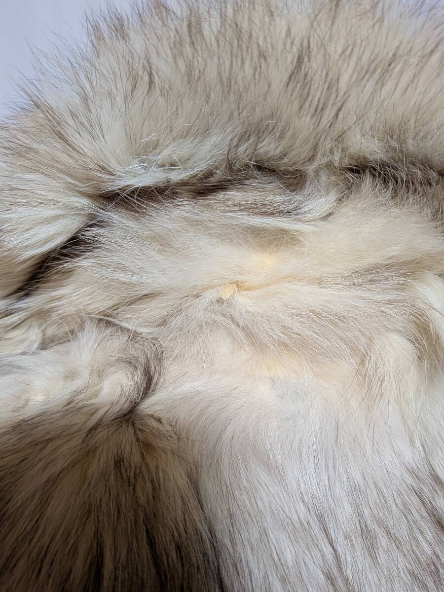 【11K-85】【最高級 SAGA FOX】ブルーフォックス リアルファーコート★マルイ取扱い_画像7