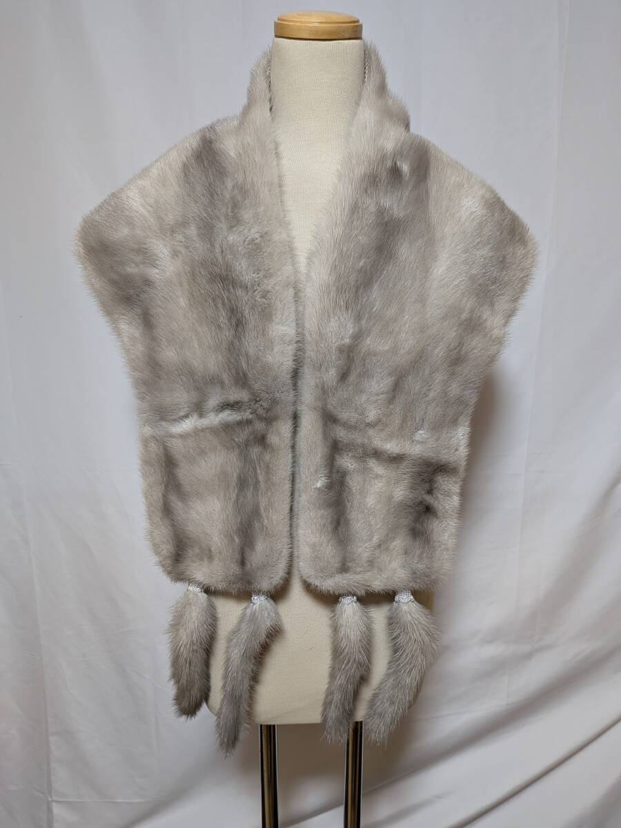 【k-57】◆サファイアミンク◆大判ショール◆9点セット◆同梱可◆_画像4