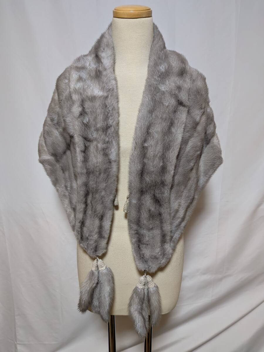 【k-57】◆サファイアミンク◆大判ショール◆9点セット◆同梱可◆_画像10