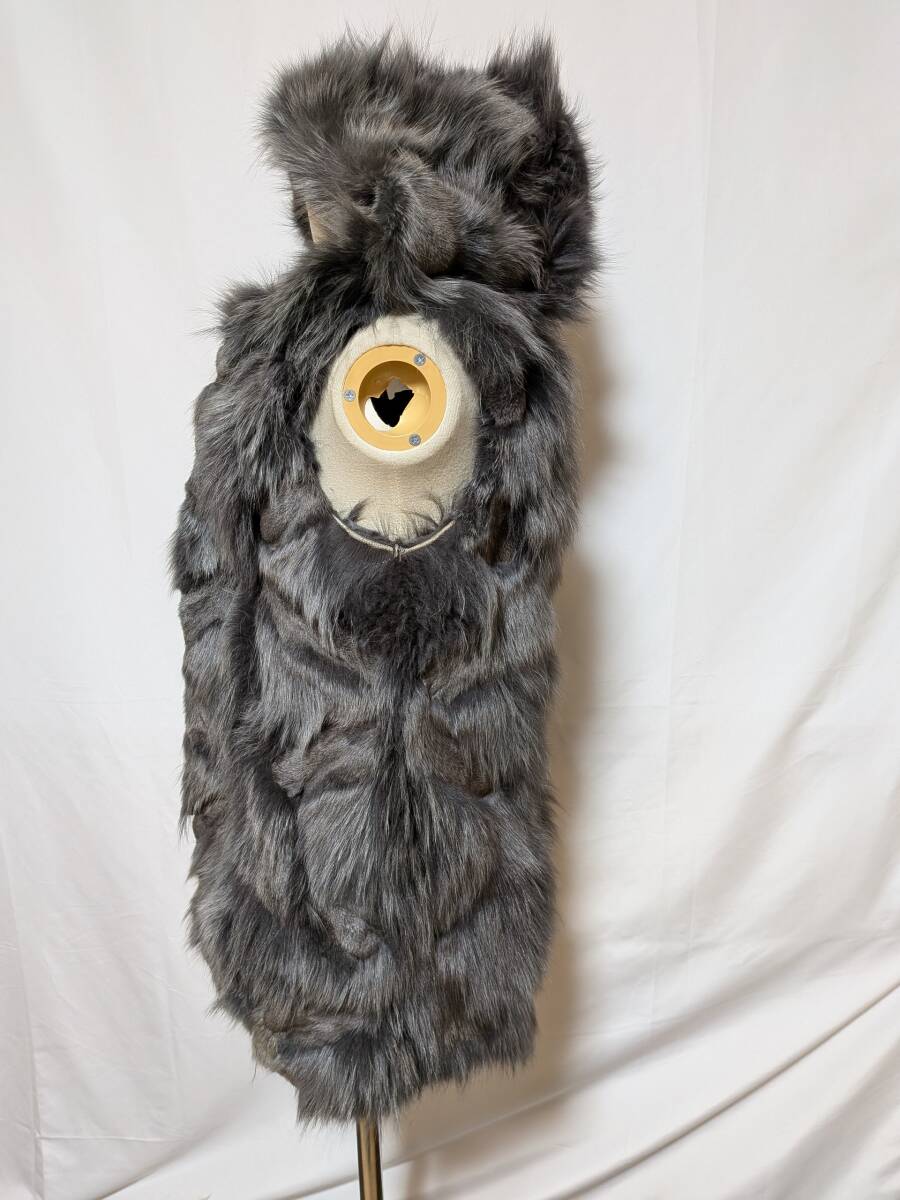 【11K-15】YVES SALOMON◆ブルーフォックス◆ファーベスト◆ラグジュアリー_画像5