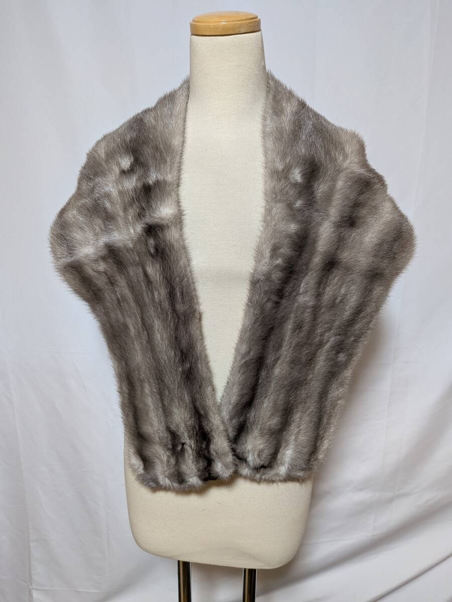 【k-88】◆高級ミンク(サファイア・ダーク・デミバフ・パステル)◆大判ショール◆9点セット◆同梱可◆_画像2