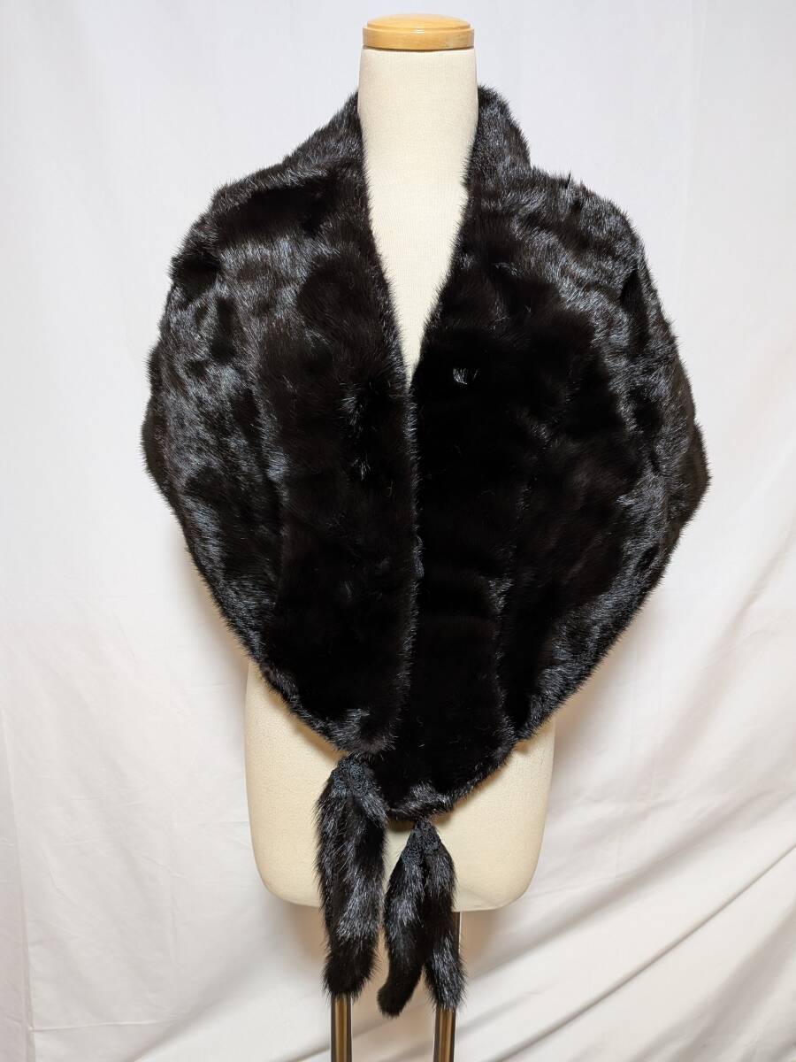 【k-88】◆高級ミンク(サファイア・ダーク・デミバフ・パステル)◆大判ショール◆9点セット◆同梱可◆_画像3