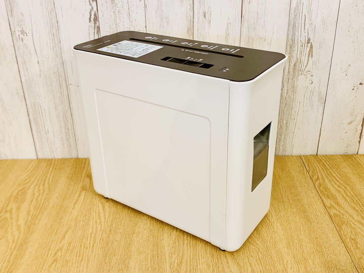 OHM オーム電機 クロスカット シュレッダー SHR-KRS5 A4 自動_画像1