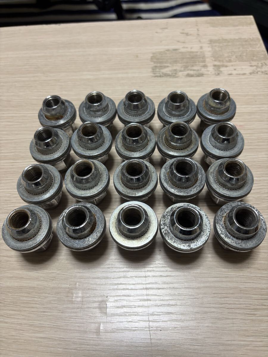 200系 ランドクルーザー ランクル トヨタ純正 ホイールナット M14x1.5 21HEX 中古 送料無料_画像2