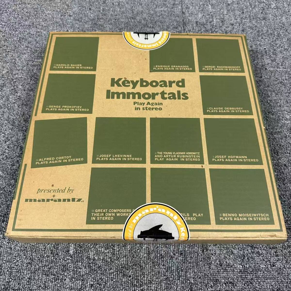 12枚組 LP BOX /《キーボードの巨匠たち》~ バウアー、グラナドス、ホロヴィッツ、ルビンシュタイン他 歴史的録音ステレオ復刻 /AD1118165_画像1