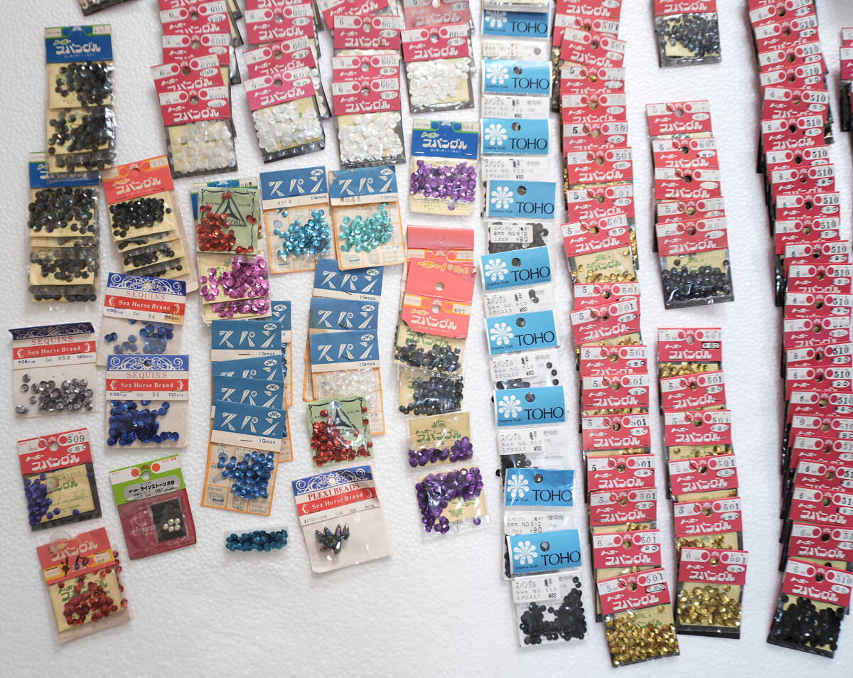 TOHO スパングル 大量まとめ 約285袋 スパンコール 中古品_画像5
