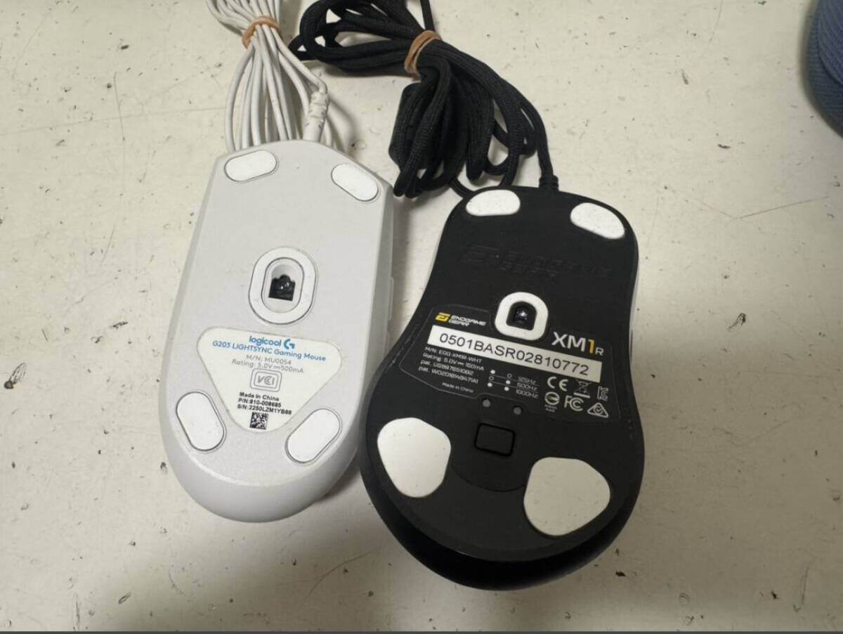 【ロジクール RAZER HYPER X 他 ゲーミング マウス キーボード ヘッドホン 本体 大量まとめ】 _画像3