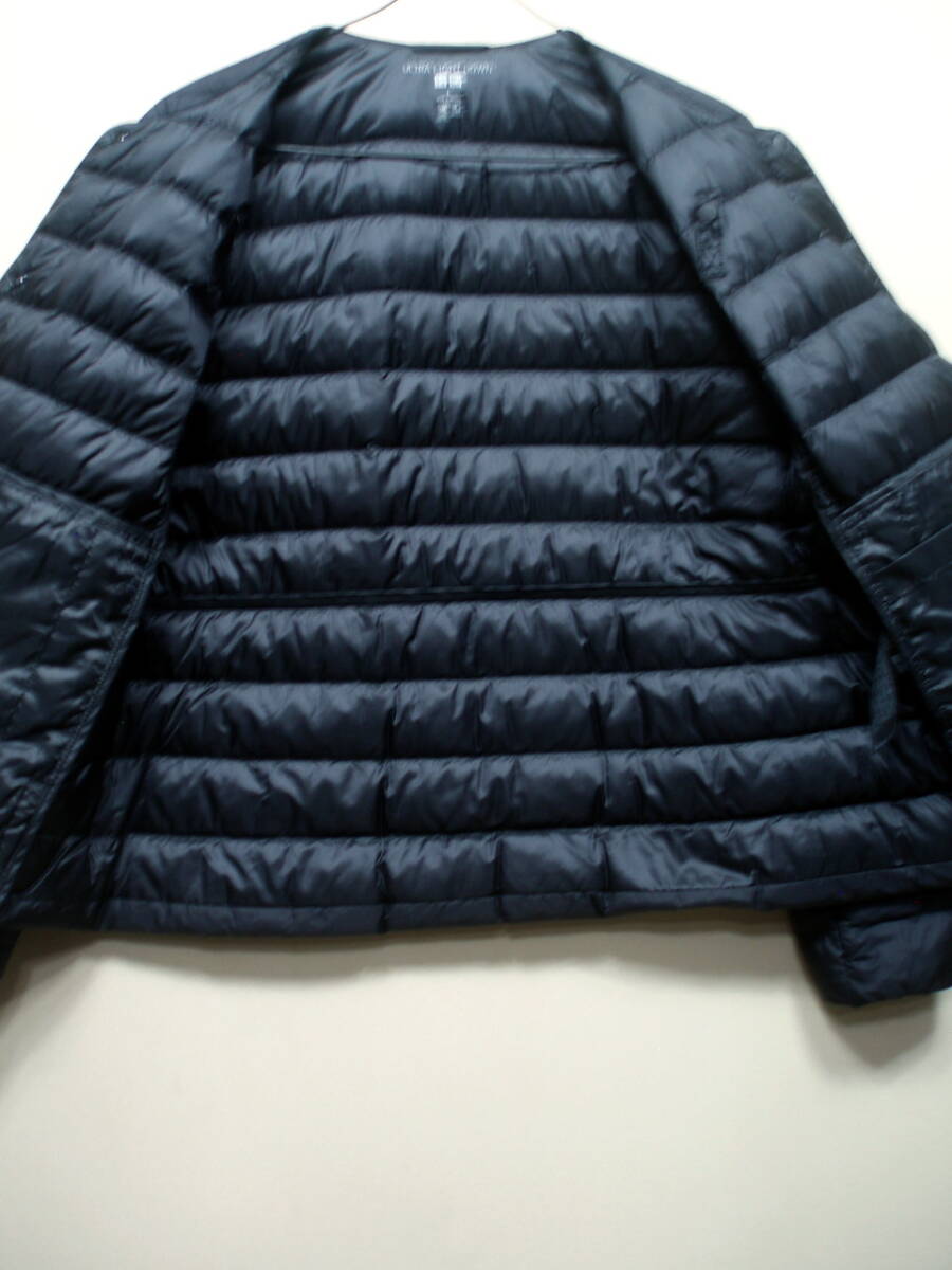 L57657【ユニクロ】ウルトラライト ダウンジャケット 襟なし_画像7