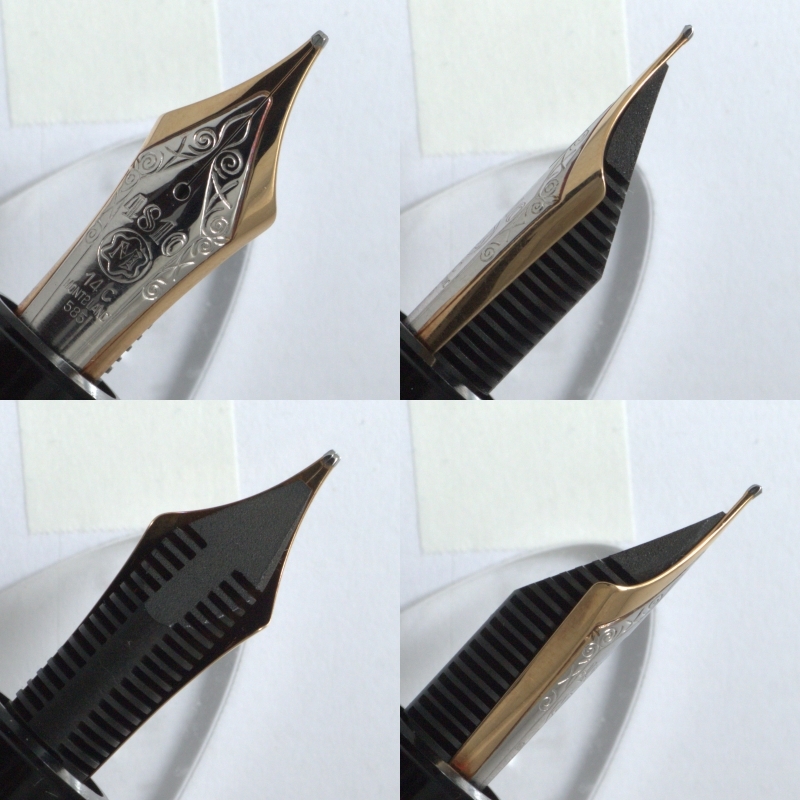 Montblanc　モンブラン　Meisterstuck　マイスターシュトゥック　No149　14C　中白　Bニブ　1970年代　中白　段なしエボナイト芯_画像9