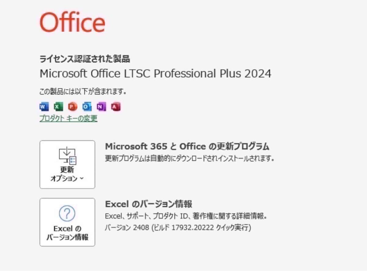 【Office2024】Microsoft Office LTSC 2024 Professional Plus プロダクトキー 正規 オフィス2024 認証保証 日本語 Word Excel 手順書あり_画像2
