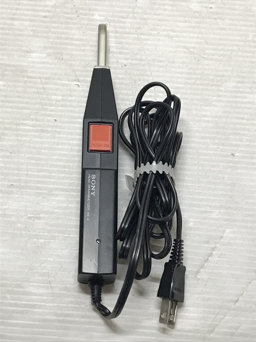 湘/テープレコーダーヘッド消磁器/SONY HE-4/通電確認済/重量約220g/湘11.14-41加_画像2