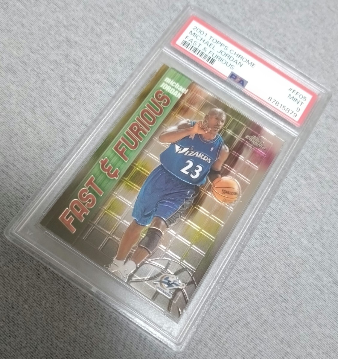 [1 иен старт / PSA9]NBA карта, Michael * Jordan (MICHAEL JORDAN), topps Chrome, FAST & FURIOUS, FF05