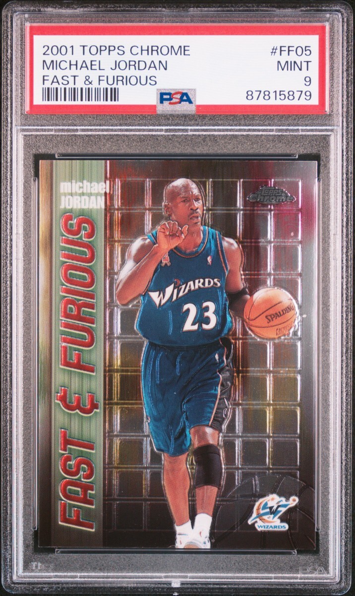 [1 иен старт / PSA9]NBA карта, Michael * Jordan (MICHAEL JORDAN), topps Chrome, FAST & FURIOUS, FF05