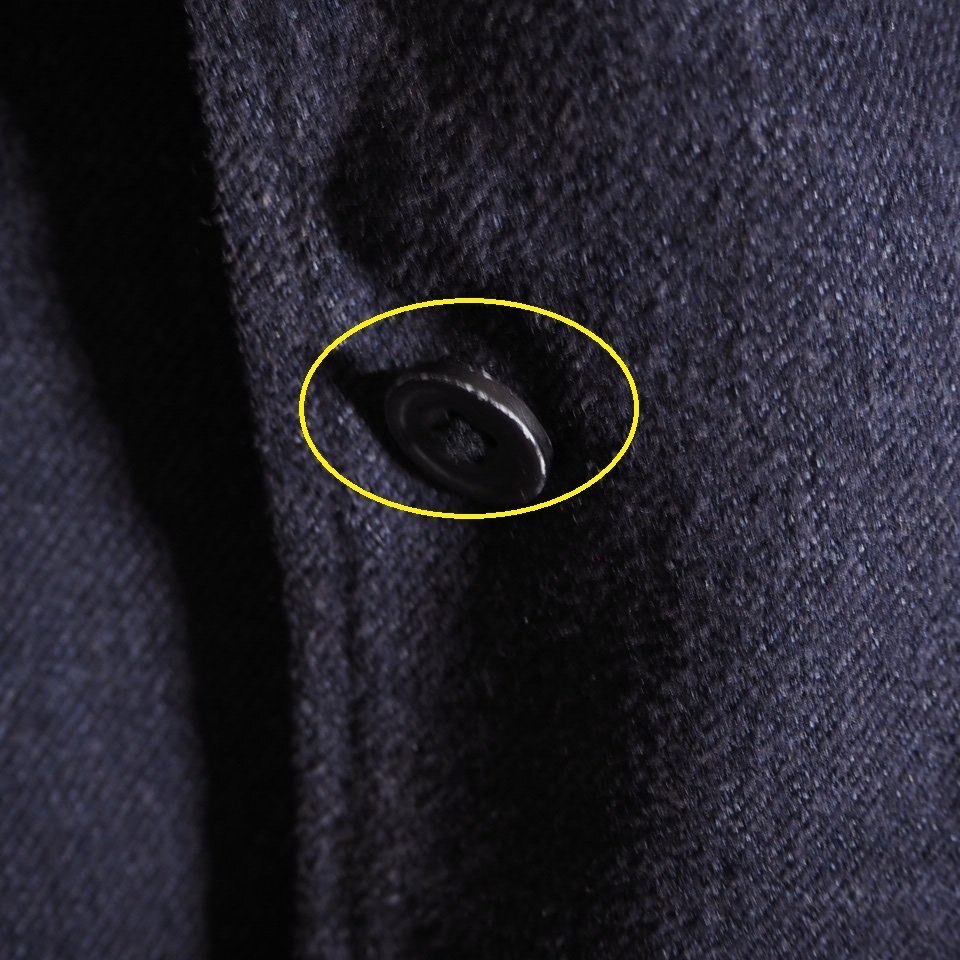 R3500f45 ■COMOLI コモリ■ 14AW WOOL LINEN JKT リネンウール 3ボタンジャケット ネイビー 2 / 紺 14F-01001 テーラード 春~秋_画像6