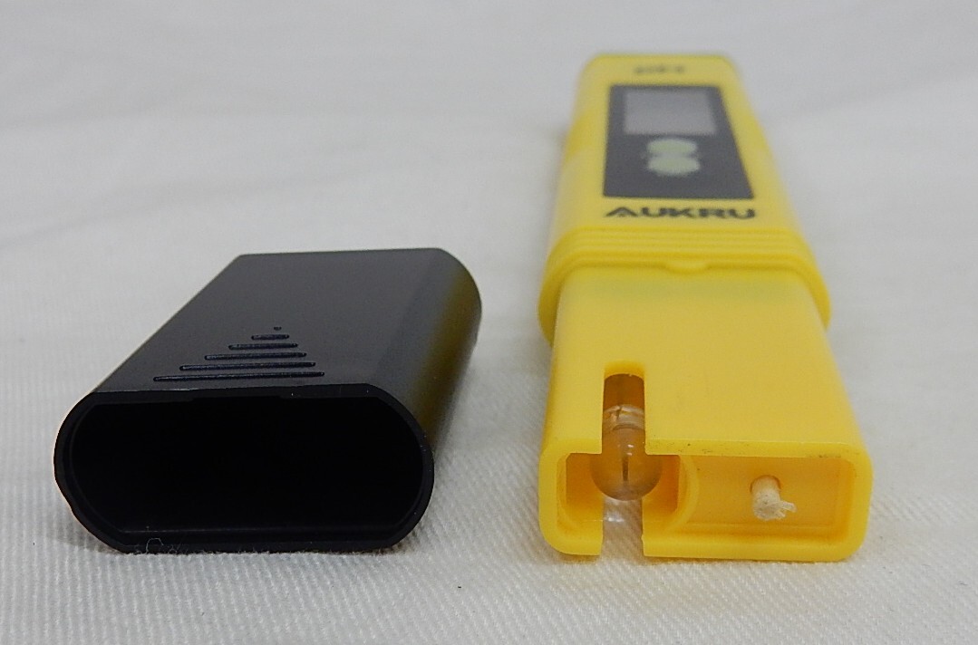 [ не использовался / хранение товар ]*AUKRU PH-02 цифровой PH измерительный прибор * инструкция по эксплуатации * новый товар батарейка есть 