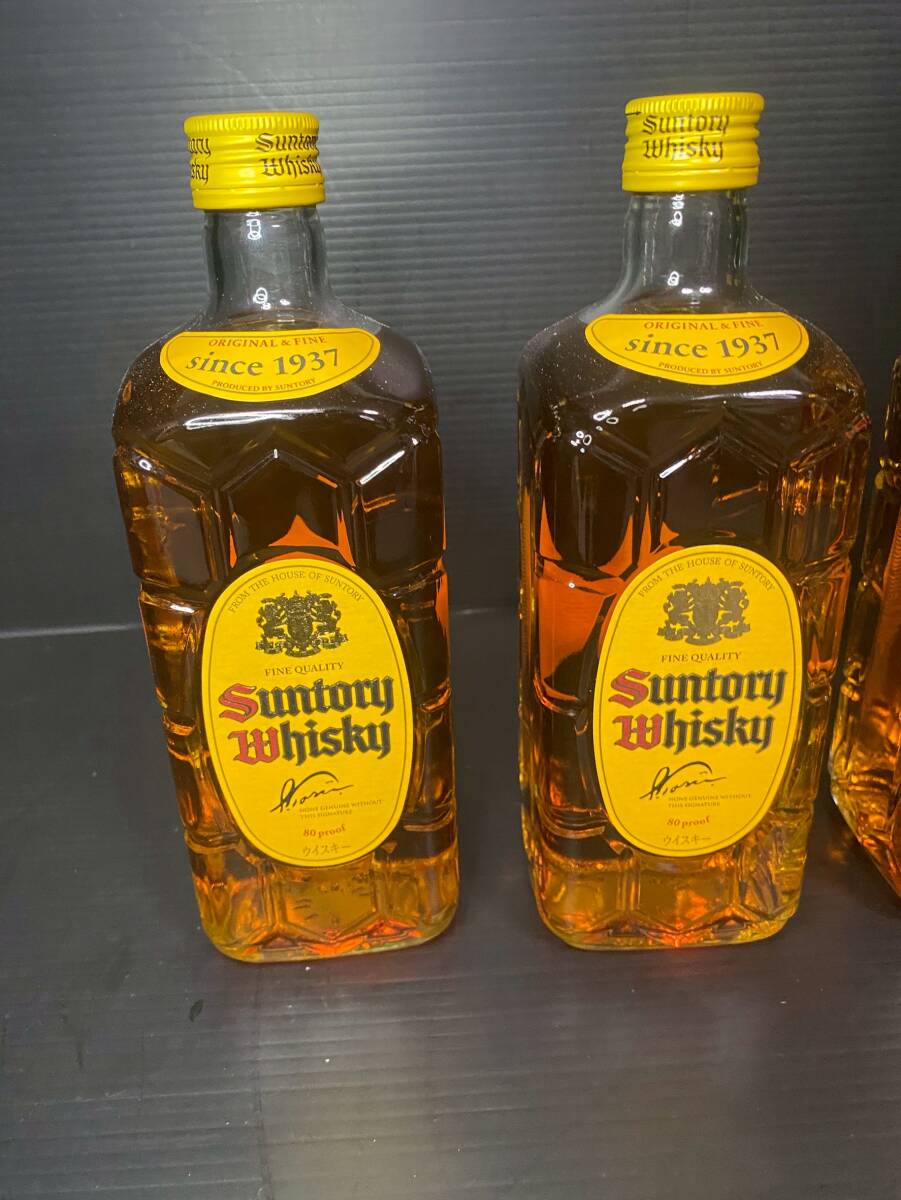 未開栓 サントリーウィスキー 角瓶 since1937 700ml アルコール40% 3本セット_画像2