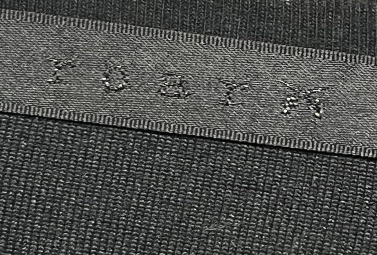 匿名発送　roar パイルロゴVネックカットソー ブラック　サイズ1_画像8