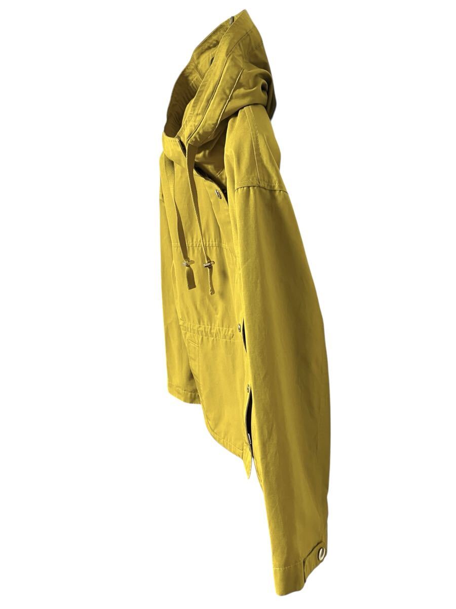 匿名発送　美品23区　洗える　マウンテンパーカー　マスタードイエロー　サイズ38_画像3